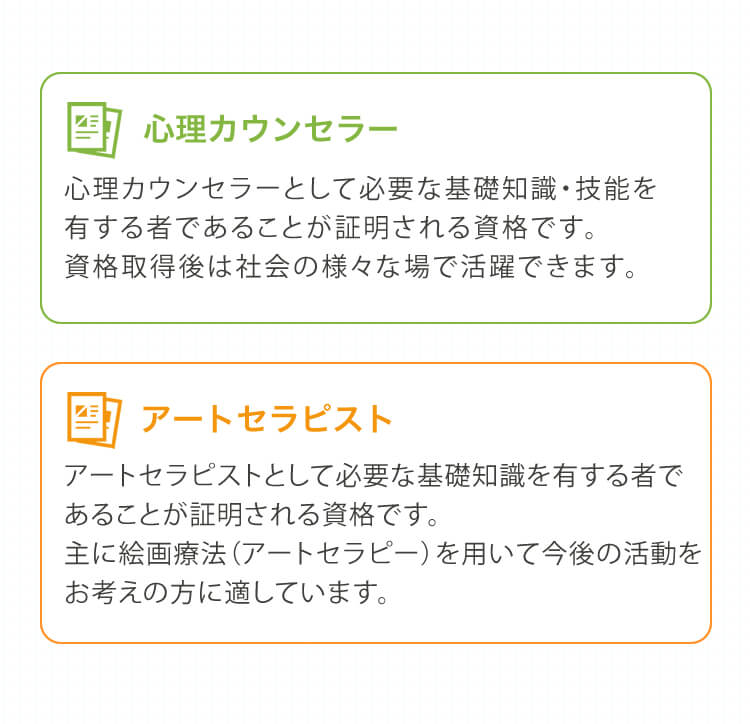 取得できる資格